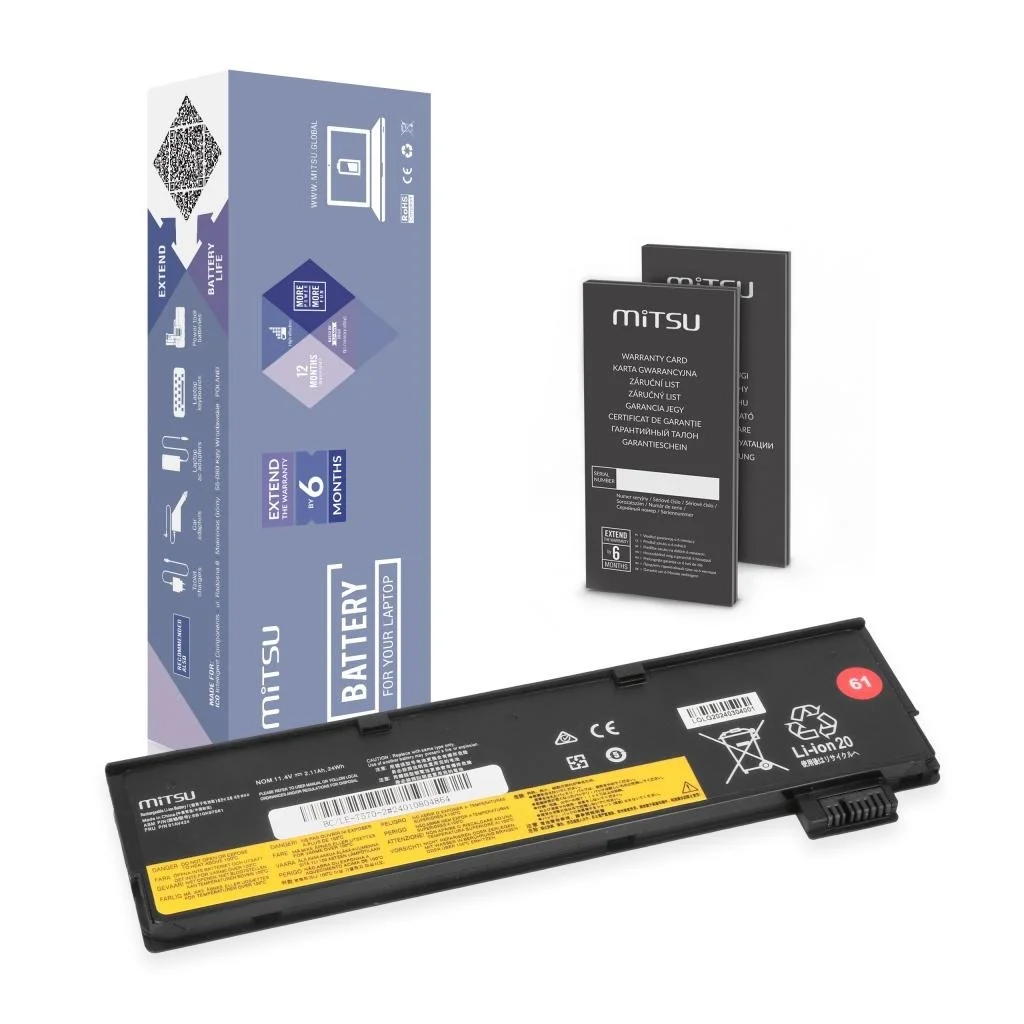 Sülearvuti aku Mitsu Lenovo ThinkPad T570 (2140mAh) BC/LE-T570-2