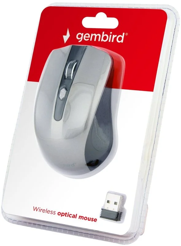 Gembird | Mouse | MUSW-4B-04-BG | Standard | Wireless | Black/ Space Grey