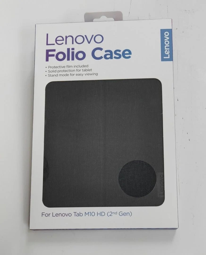 Lenovo Folio Case Tab M10 HD (2ndGen) included protective film