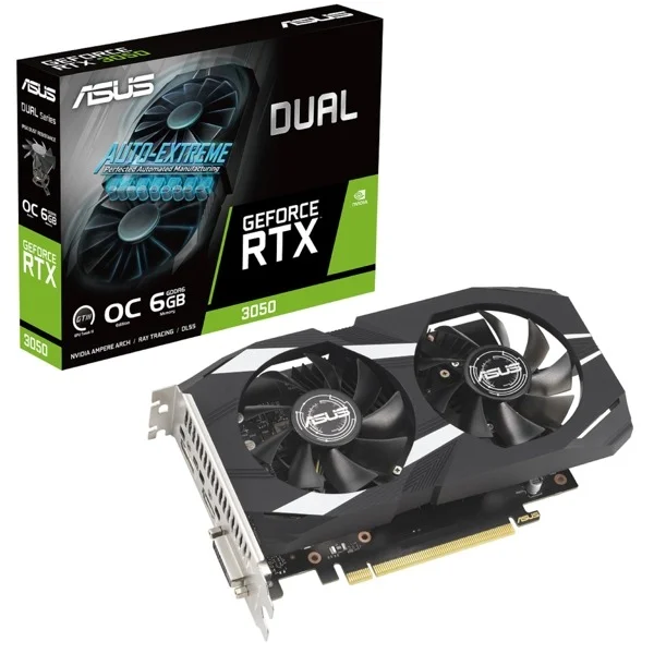 Asus Dual GeForce RTX 3050 OC 6GB