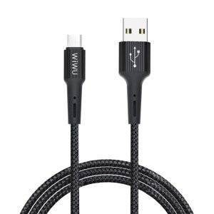 Wiwu G10 charge&sync micro USB kaabel 1.2m (must)