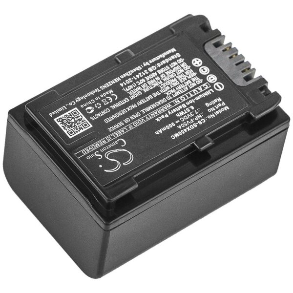 Sony NP-FV50A, 7.3V Li-ion 900mAh-6.57Wh aku - Image 2