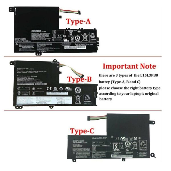 Lenovo Flex 5, L15L3PB0 11.4V 4610mAh Li-Polymer - Image 2