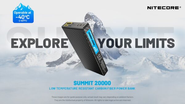 Nitecore SUMMIT20000 carbon akupank 20000mAh