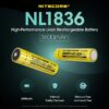 Nitecore NL1836 3600mAh 18650 Li-ion aku 3.6V - Image 2