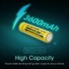 Nitecore NL1836 3600mAh 18650 Li-ion aku 3.6V