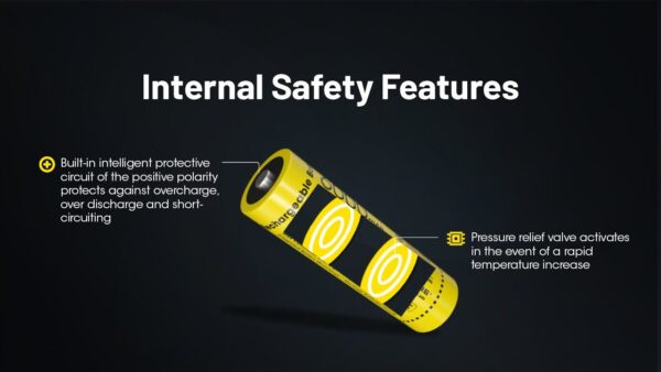 Nitecore NL2160HP 6000mAh 21700 Li-ion aku 3.6V - Image 4