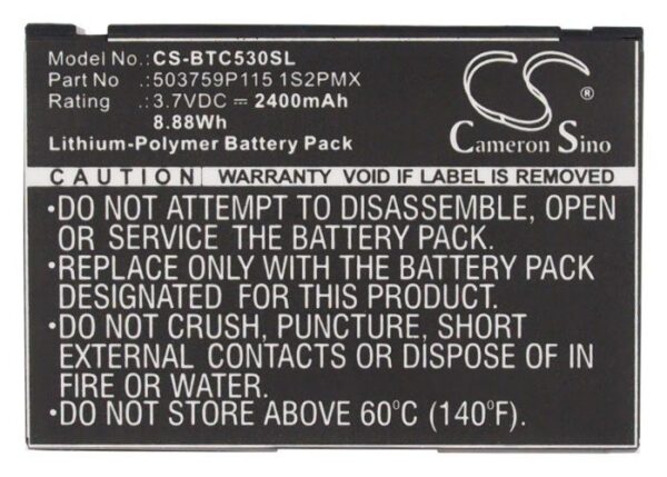 Blaupunkt Lucca 5.3 503759P115 1S2PMX GPS aku 2400mAh - Image 5