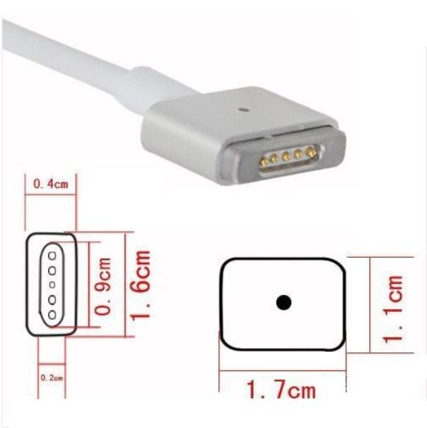 Apple 45W 14.85V 3.05A Magsafe2 tip akulaadija - Image 3