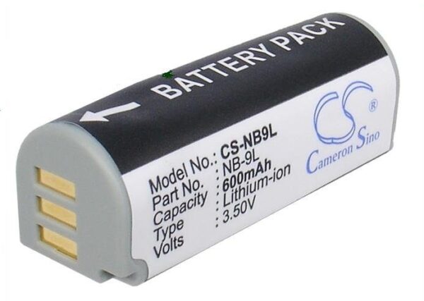 Canon NB-9L kaamera aku 600mAh