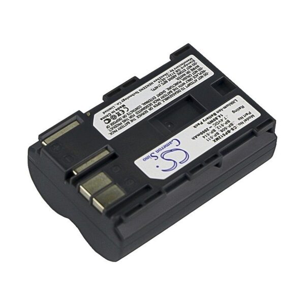 Canon BP-508, BP-511, BP-511A, BP-512, BP-514 7.4V 2000mAh Li-ion kaamera aku - Image 2