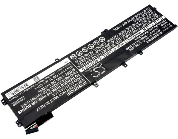 DELL 5XJ28, 6GTPY, B102188-0006 11.4V 8500mAh Li-Polymer sülearvuti aku - Image 2