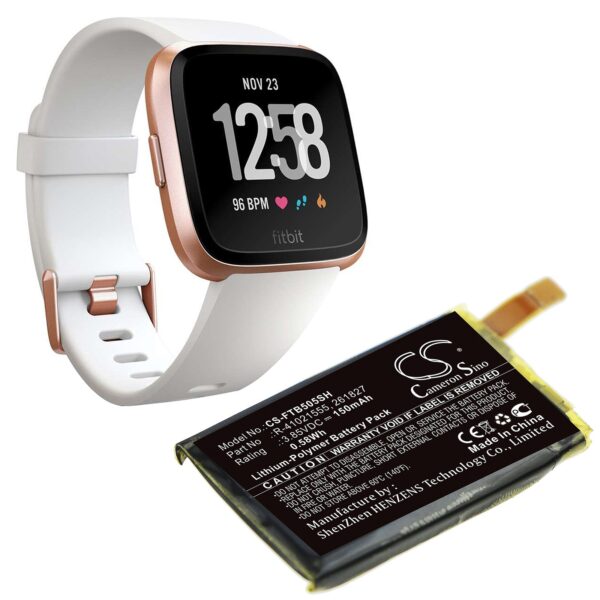 Fitbit Versa, FB504, FB505 150mAh Li-PL 3.85V nutikella aku - Image 5