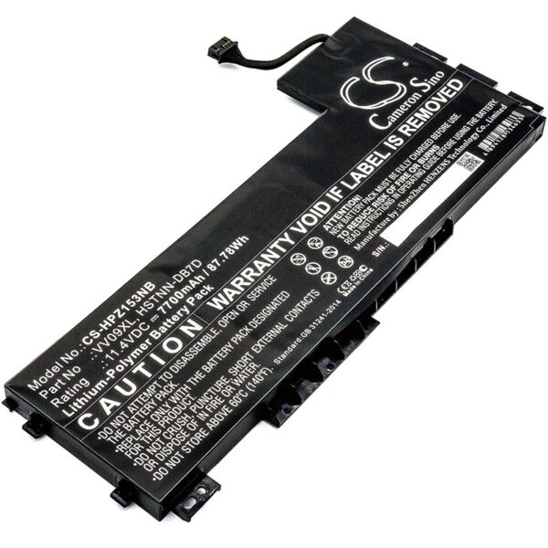 CS sülearvuti aku HP 808398-2B1, 808398-2C1, HSTNN-DB7D, VV09XL 11.4V 7700mAh Li-Polymer