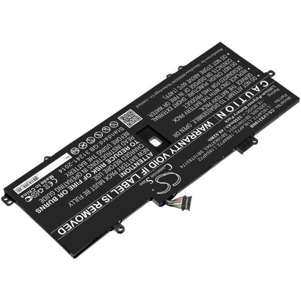 CS- sülearvuti aku Lenovo 02DL005, 5B10W13931, ThinkPad X1 Carbon 2019, 15.36V Li-Polymer 3250mAh-49.92Wh - Image 2