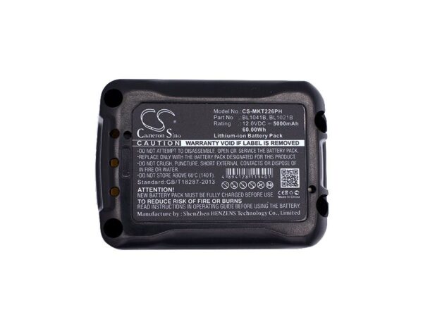 Makita BL1041B, BL1021B 12V 5000mAh Li-ion tööriistaaku - Image 5