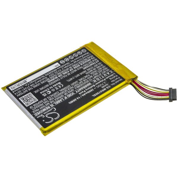 Magellan N496, TRX7 3.7V Li-Polymer 3800mAh-14.06Wh aku - Image 2