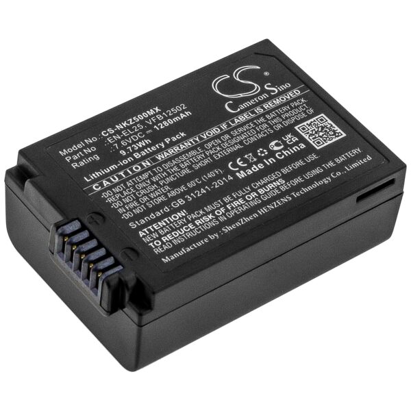 Nikon EN-EL25 7.6V Li-ion 1280mAh-9.73Wh aku