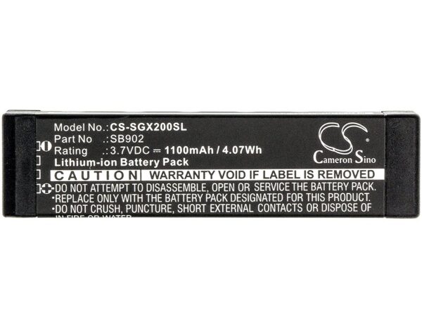 SHURE SB902 3.7V 1100mAh Li-ion kõlari aku - Image 5