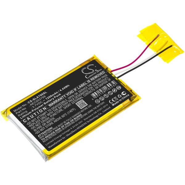 Steelseries AEC503759, Arctis 7 3.7V Li-Polymer 1200mAh-4.44Wh aku