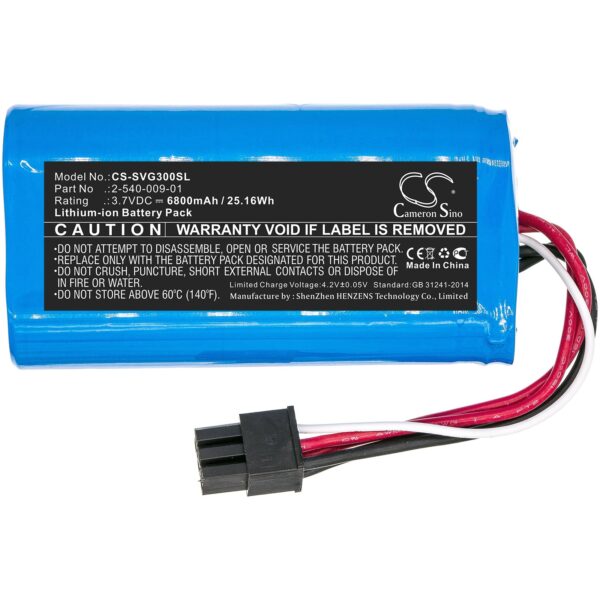 Soundcast 2-540-009-01, 21391-VGBT03A, SUD-VGBT03A, VG3 3.7V Li-ion 6800mAh-25.16Wh aku - Image 3