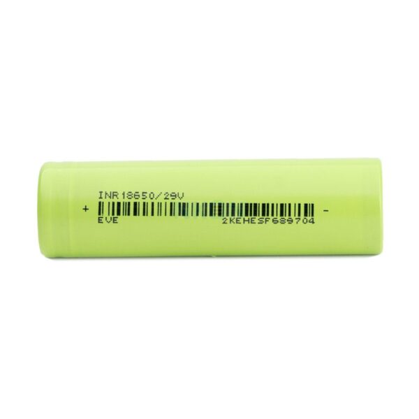 EVE INR18650-29V 2850mAh - 8.4A kaitsmeta aku 3.6V