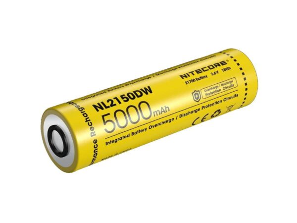 Nitecore NL2150DW 5000mAh 21700 Li-ion aku (R40 V2 taskulambile)