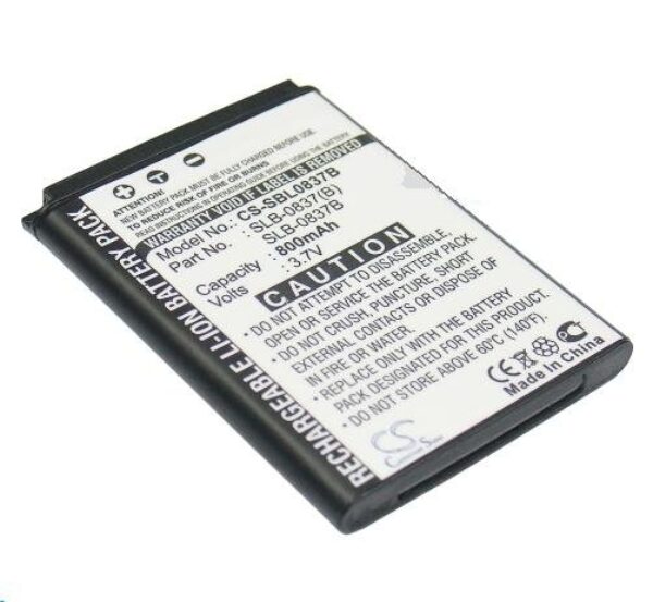 Samsung SLB-0837B, SLB-0837(B) aku 800mAh