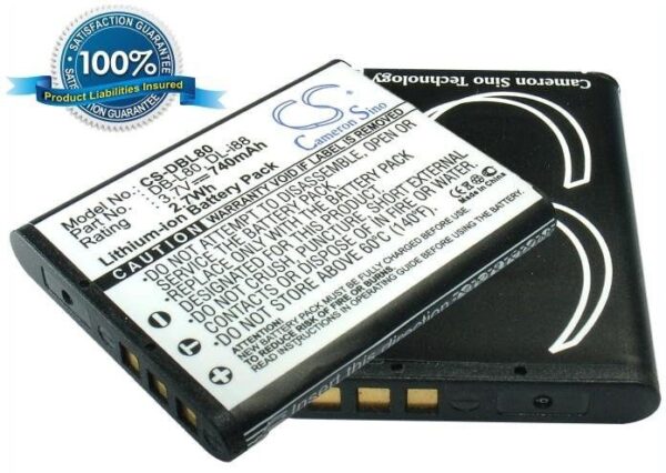 Sanyo DB-L80 aku 740mAh