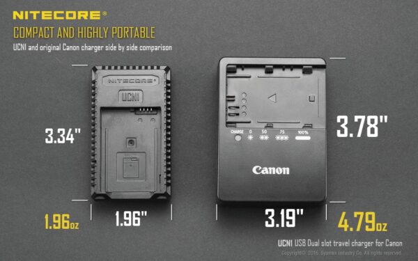 Nitecore LP-E6, LP-E6N UCN1 laadija - Image 5