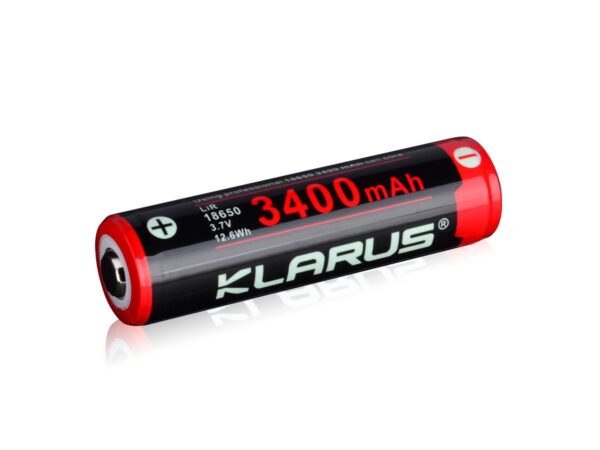 Klarus 18650 3400mAh Li-ion aku - Image 3