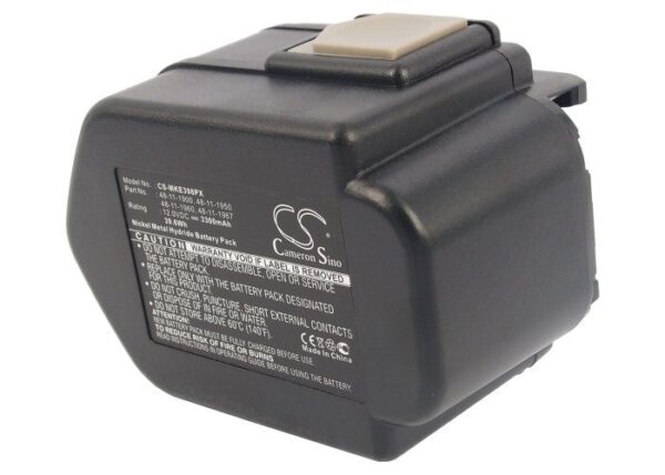 Milwaukee 48-11-1900, 48-11-1950, 48-11-1960, 48-11-1967, 48-11-1970 12.0V 3300mAh tööriistaaku Ni-MH - Image 3