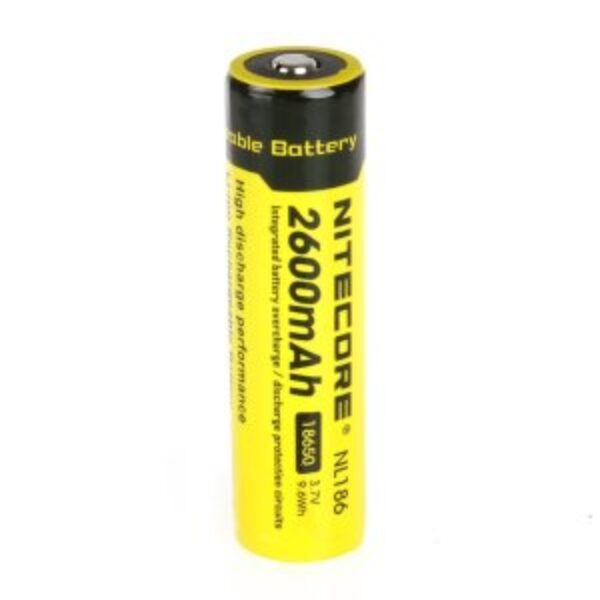 Nitecore NL1826 2600mAh 18650 kaitsmega aku 3.7V - Image 2