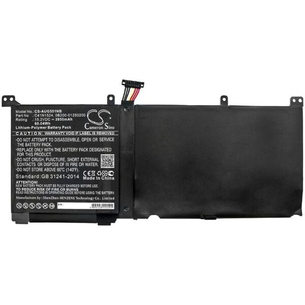 CS sülearvuti aku Asus N501VW-2B, C41N1524 Li-ion 15.2V 4300mAh - Image 3