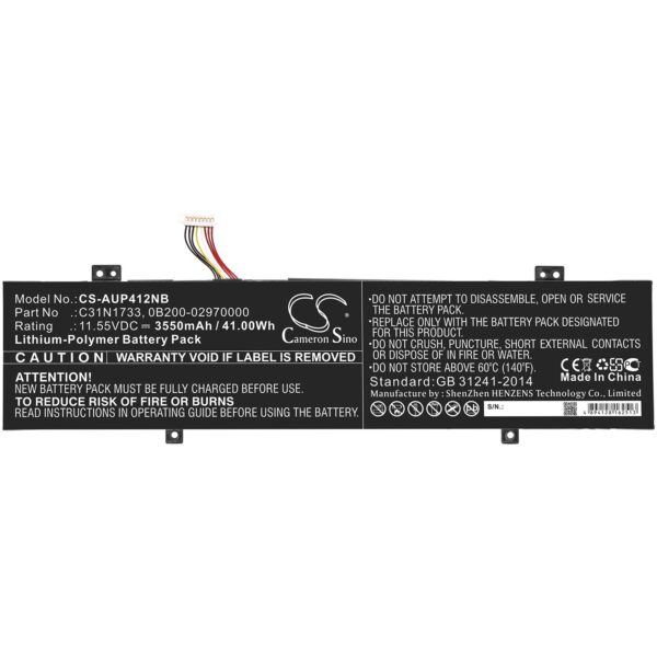 CS sülearvuti aku Asus VivoBook Flip 14, C22-1018 3550mAh - Image 3