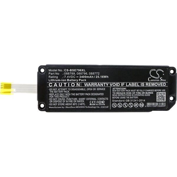 Bose 088772, 088789, 088796 kõlari aku 3400mAh - Image 3