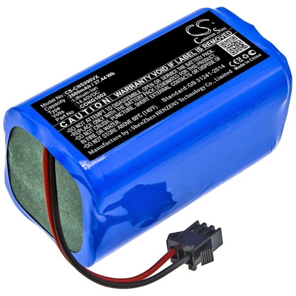 Mamibot , ExVac 660, ExVac 680S, ExVac 880 14.4V Li-ion 2600mAh-37.44Wh aku