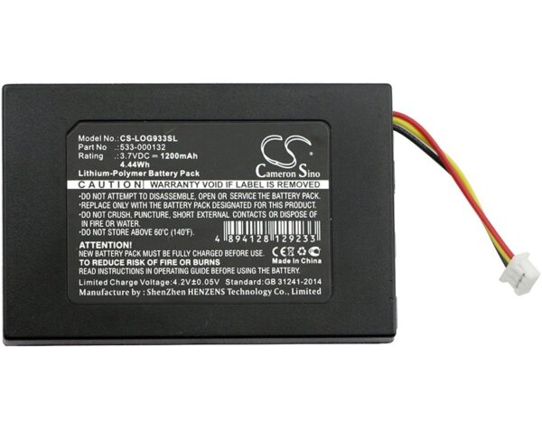 Logitech 533-000132 G933, G533 1200mAh Li-Polymer aku - Image 3