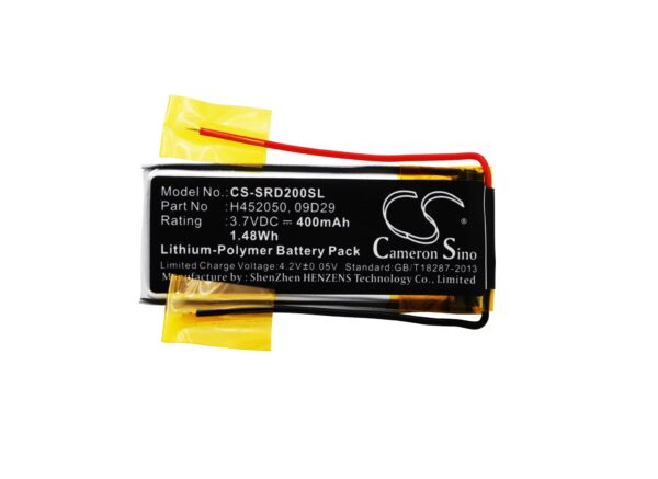 Cardo H452050, 09D29 400mAh Li-PL kõrvaklappide aku - Image 5