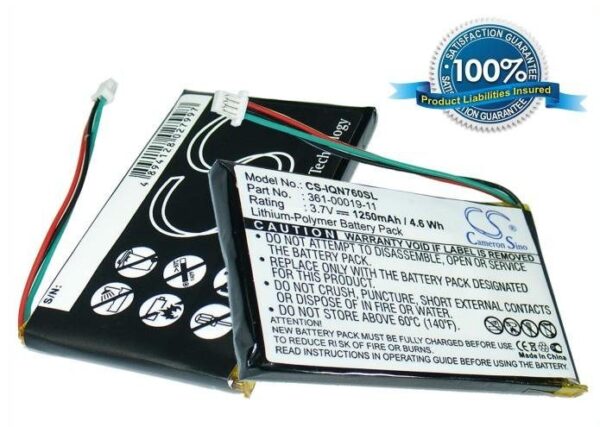 Garmin Nüvi 760 GPS aku 1250mAh GPS aku