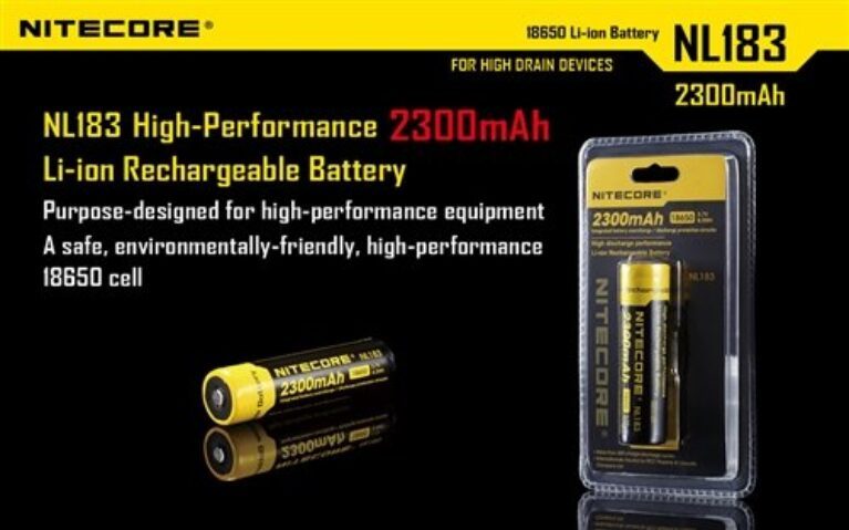 Nitecore NL1823 2300mAh 18650 Li-ion aku 3.7V - Image 2