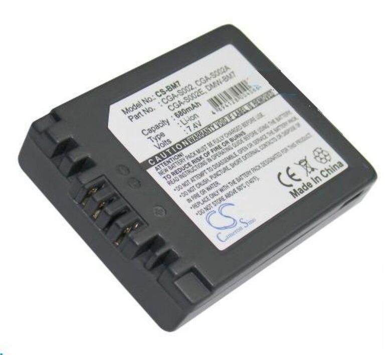 Panasonic CGA-S002 aku 680mAh