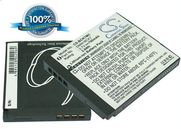 Panasonic VW-BCK7, DMW-BCK7, NCA-YN101F aku 700mAh - Image 2