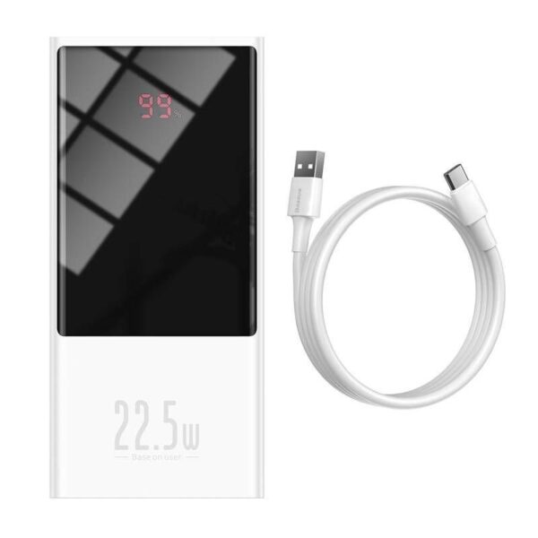 Baseus Bipow 20W PD 10000mAh akupank valge - Image 3