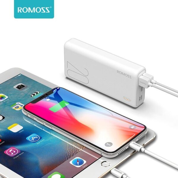 Romoss Simple 20 valge akupank 20000mAh - Image 3