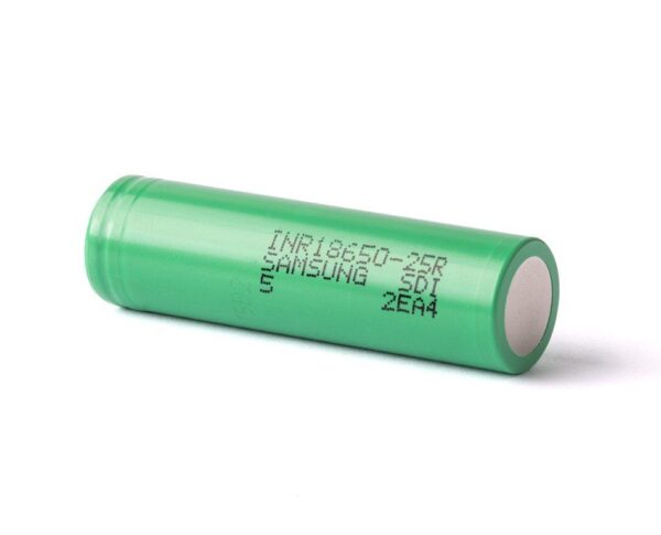 Samsung SDI INR18650-25R 2500mAh kaitsmeta aku 3.7V