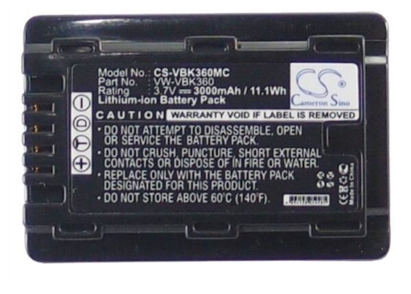 Panasonic VW-VBK360 kaamera aku 3000mAh - Image 3