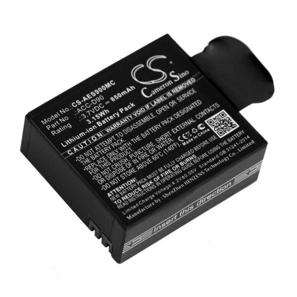 AEE ACC-D90 850mAh Li-ion kaamera aku