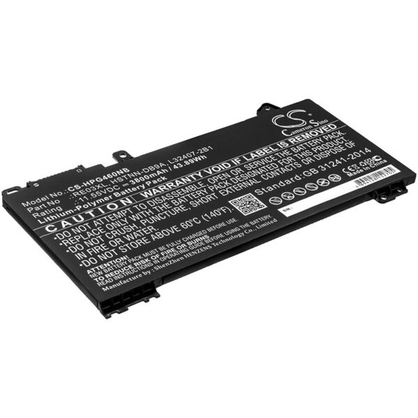 CS sülearvuti aku HP ProBook RE03XL 3800mAh, 11.55V - Image 2