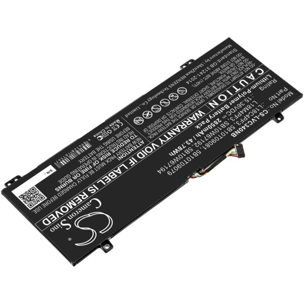 CS- sülearvuti aku Lenovo 5B10T09079, 5B10T09081,15.36V Li-Polymer 2850mAh-43.78Wh - Image 2